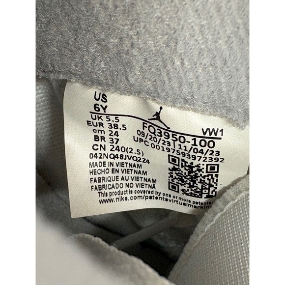 Jordan Spizike Low GS Shoes Sail University Red Elephant Print FQ3950 100 6Y - Picture 8 of 11